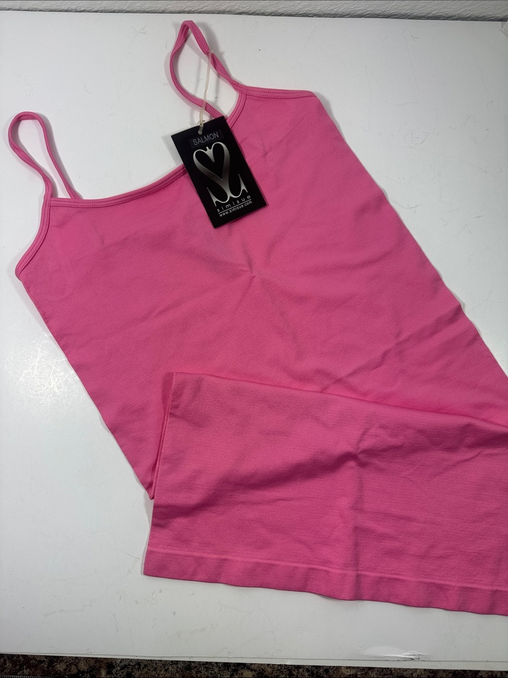 Simisue Salomon Hot Pink Slim Camisole Slip